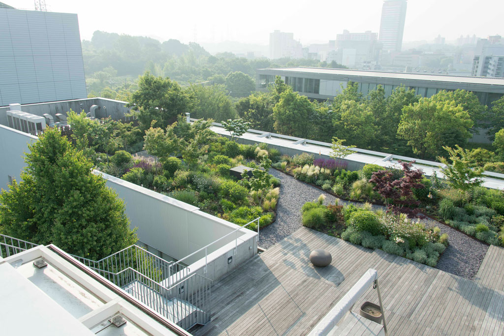 The “Slow Green” Rooftop Garden Green Wise Headquarter, 株式会社 グリーン・ワイズ